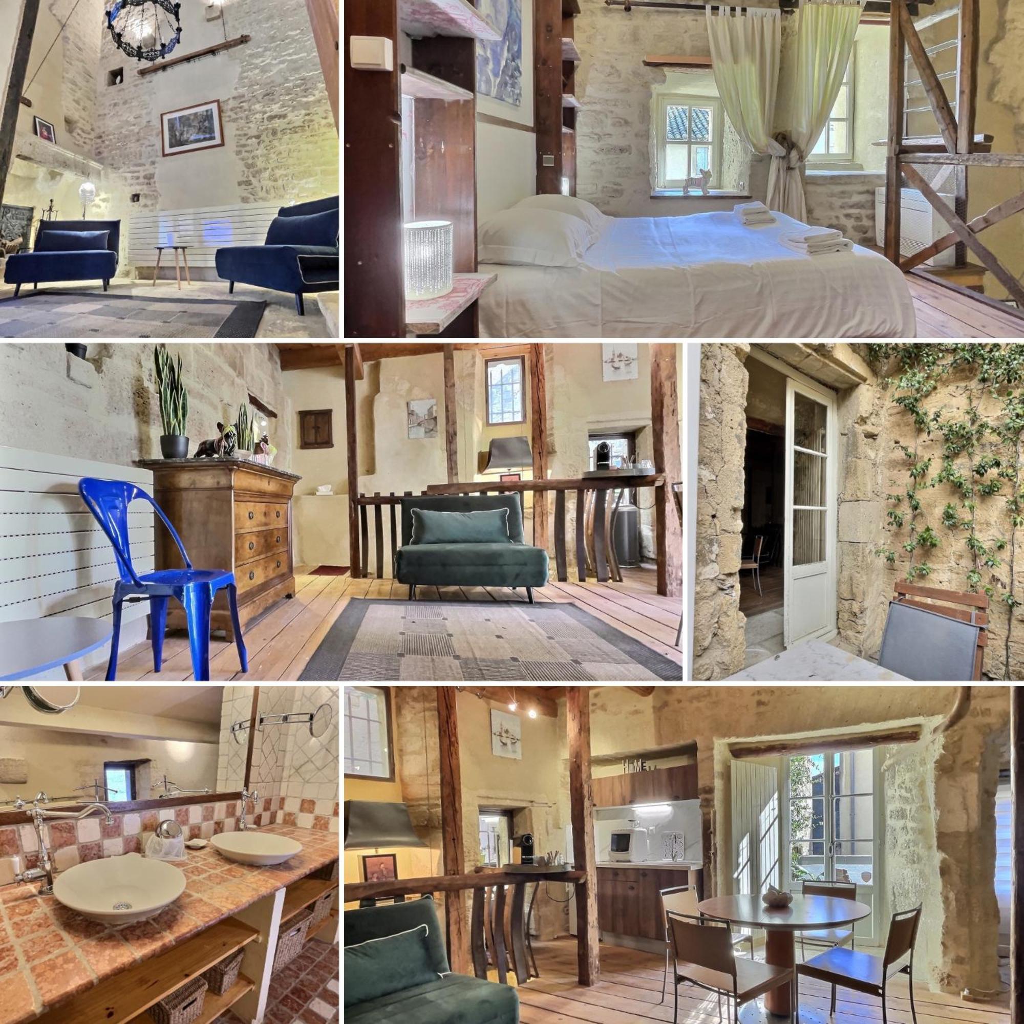 Chez Lydia - Loft Cosy, Depart Canoe A Pied, Proche Pont-Du-Gard Et Uzes Ремулен Экстерьер фото